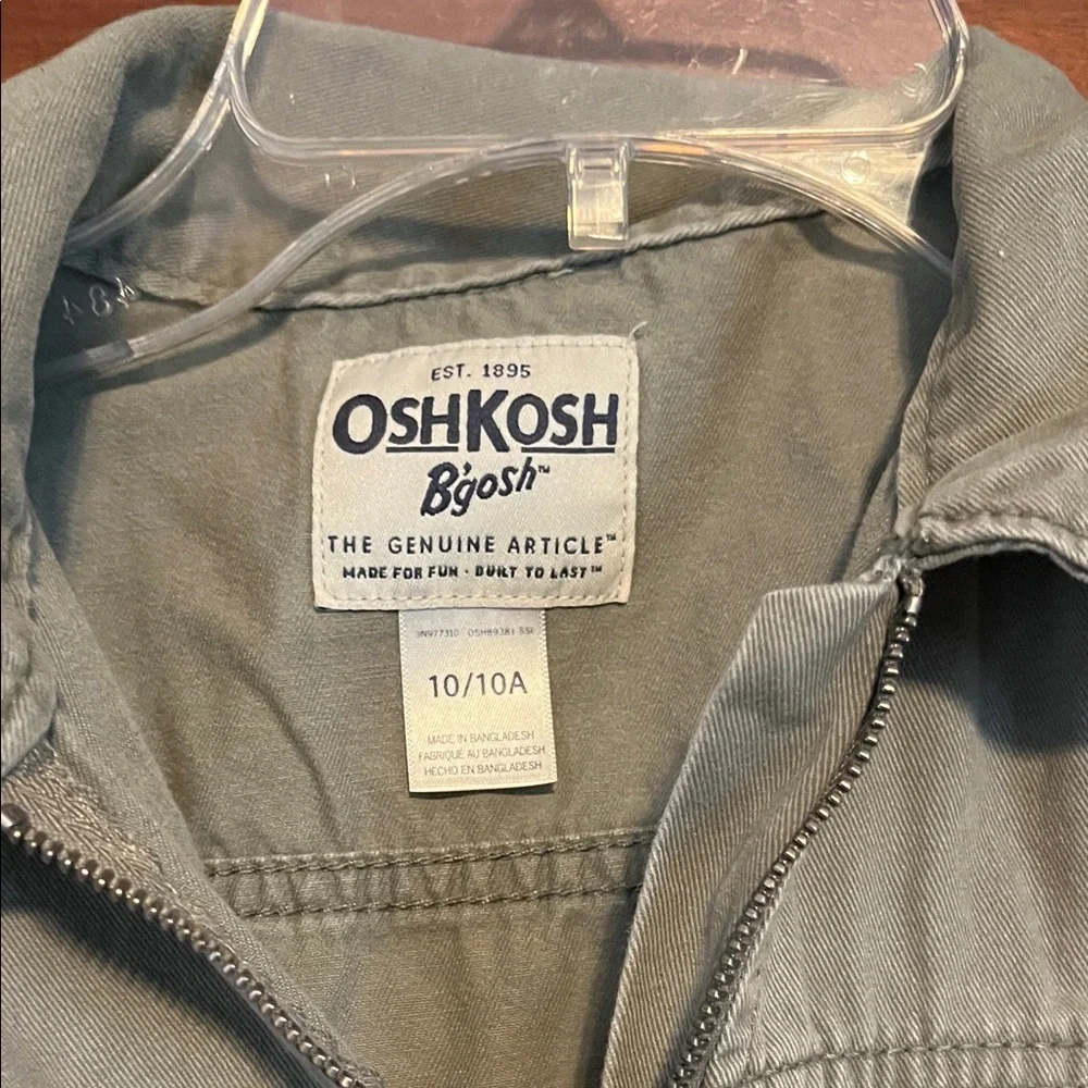 OshKosh B'gosh Girl’s Khaki Crop Jacket